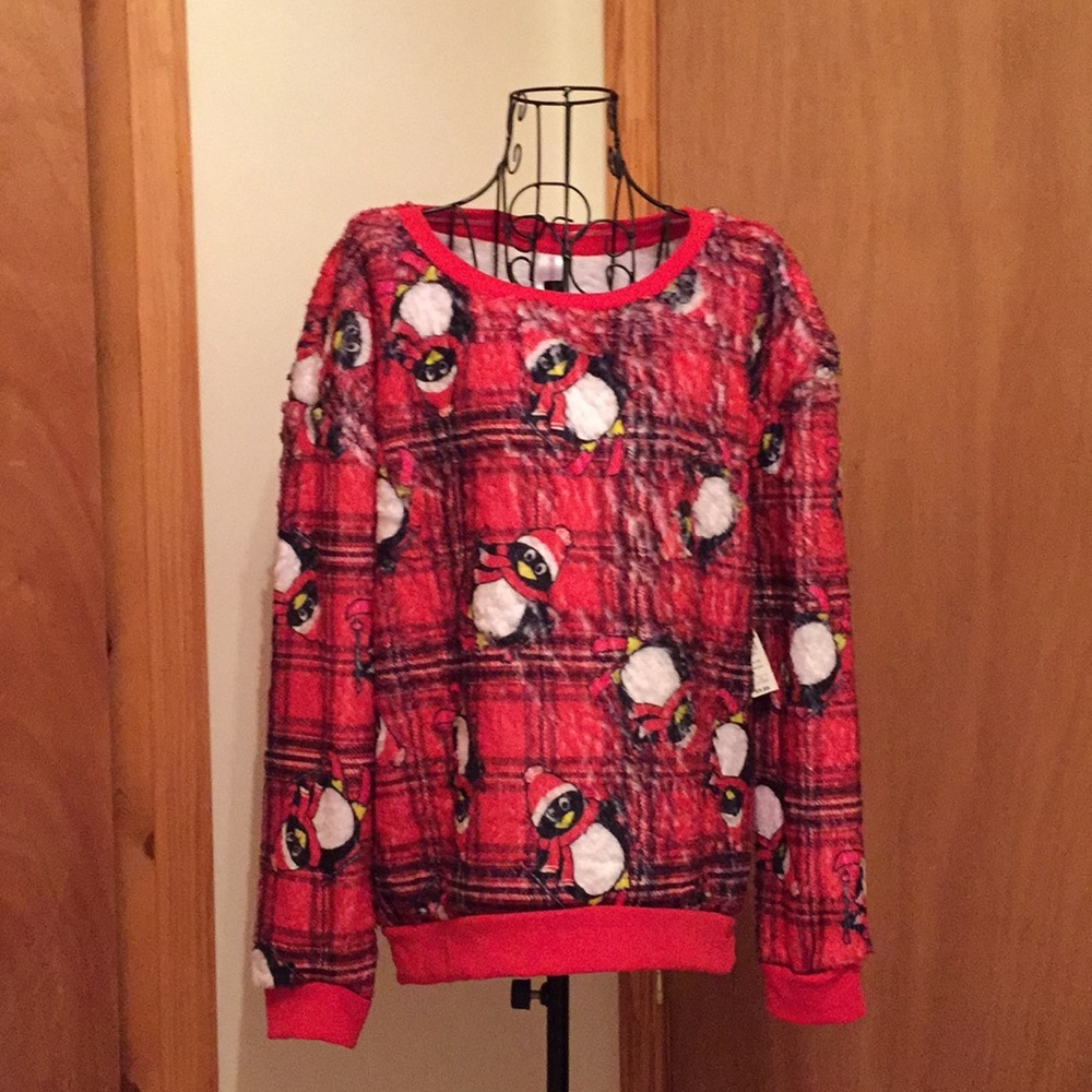 NWT Christmas Top very soft🎄🧣